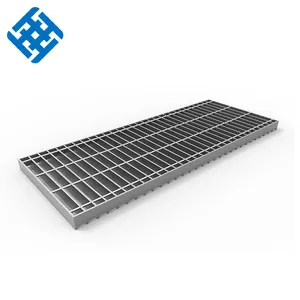 Factory price 1*6m heavy duty steel grating weight metal decking