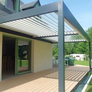 Système de toit en aluminium étanche, livraison gratuite, Kit gauche pour gazébo, perche bioclettique de jardin - Product Image 3
