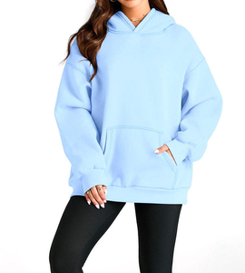 Felpe con Cappuccio Oversize di Alta Qualità in Spugna per Donna, Maglioni in Pile a Maniche Lunghe, Abbigliamento Streetwear Invernale - Product Image 6