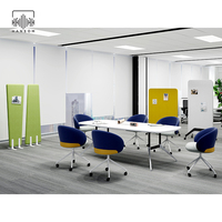 Diviseur de bureau cloison acoustique panneaux séparateurs de pièce de bureau mobiles debout portables