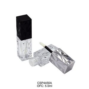 Tube de rouge à lèvres liquide de 4,5 ml, tube de gloss à lèvres, tube de gloss à lèvres carré, contenants de gloss à lèvres vides en cristal - Product Image 3