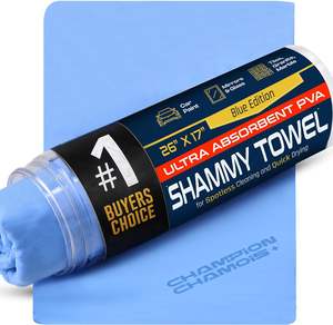 Serviette en <span class=keywords><strong>chamois</strong></span> de qualité supérieure pour voitures - Ultra-douce, sans peluches - Serviette de séchage pour voiture durable et réutilisable - Product Image 1