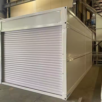 Usine Fournit des Maisons Intégrées Pliables de Type Garage pour les Chantiers de Construction de Communautés Mobiles - Type Léger