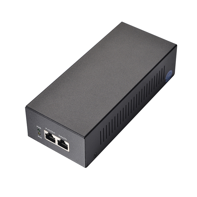 SDAPO PSE90BT-2.5G PoE Injector Single Port 90W 2.5Gbps PoE++ IEEE802.3af/at/bt Standard 48V PoE Active Injectors