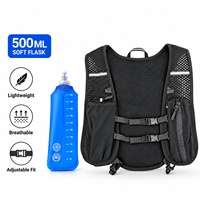 Randonnée cyclisme bouteille d'eau léger Nylon course gilet sac stockage hydratation course gilet pour Sports de plein air