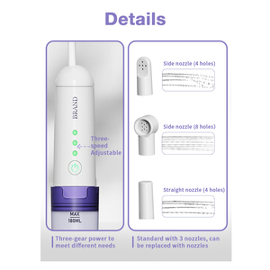 Pulvérisateur électrique portatif de bidet avec le <span class=keywords><strong>sac</strong></span> portatif facultatif de trois Nozzile - Product Image 2