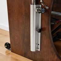 Silla de Pilates Wunda de Madera de Nogal con Asas Ajustables |   Silla de Estabilidad de Grado Médico para Rehabilitación y Equilibrio
