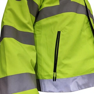 Veste anti-coupure en nylon et PE avec HPPE, bande réfléchissante et résistante à l'eau, modèle Deyan 002, coupe ample fluorescente - Product Image 6