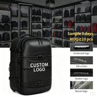 Sac à dos pour ordinateur portable avec compartiment étanche à l'air, extensible, pour transport sec et humide
