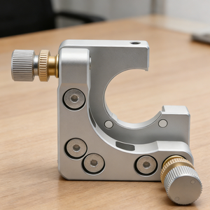 Support de miroir 2 axes en acier inoxydable usiné CNC - Électroérosion à fil - Certifié ISO9001 - Charge lourde - Échantillon rapide pour équipement laser - Product Image 2