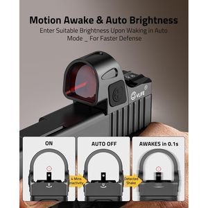 กล้องเล็งจุดแดง USA Stock CVLIFE WolfCovert ปรับความสว่างอัตโนมัติ วงกลมคู่ ตรวจจับความเคลื่อนไหว ป้องกันแรงกระแทก กันน้ำ สำหรับตลาดสหรัฐอเมริกา - Product Image 2