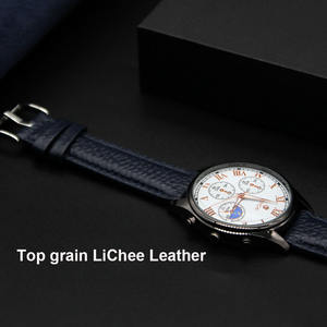 Correa de cuero de becerro para reloj Samsung Galaxy Watch, correa de cuero de alta calidad de 20mm, 22mm, 42mm, <span class=keywords><strong>Huawei</strong></span> <span class=keywords><strong>GT2</strong></span> - Product Image 2