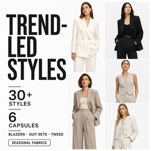 Fabricante de Blazers Personalizados para Mujer, Ropa Femenina, Conjuntos, Prendas de Vestir, Estilo de Vida, Ropa Urbana, Diseño de Lujo a Medida - Product Image 2