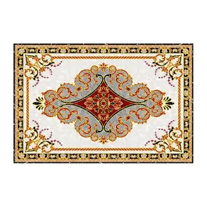 Tapis décoratif en cristal poli de grande taille, médaillon, carrelage, Puzzle, image de sol, 1200x1800, 30 pièces