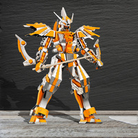 Piececool Robot Mecha Samouraï à Lame Croissante, Puzzle 3D en Métal, Style Anime Sci-Fi, Kit d'Assemblage en Acier Inoxydable