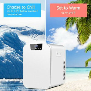 Mini Refrigerador Portátil de 20L con Pantalla Digital Táctil, Bajo Nivel de Ruido, Enfriador para Hogar, Oficina, Dormitorio, Cuidado de la Piel y Bebidas - Product Image 4