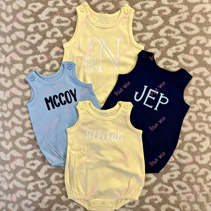 ชุดเด็กแรกเกิดฤดูร้อน ชุดรอมเปอร์เด็กแบบสวม ปักลาย ผ้าฝ้ายนุ่ม 100% ชุดเด็กวัยหัดเดิน เสื้อผ้าฤดูร้อน - Product Image 3