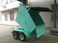 Remorque pour bennes à déchets de 4 m³
