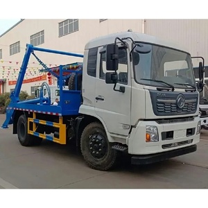 รถบรรทุกตักขยะแบบแขนยืด Dongfeng 12 ลูกบาศก์เมตร ขับเคลื่อน 4x2 เกียร์ธรรมดา เครื่องยนต์ดีเซล พร้อมกระบะยกขยะ - Product Image 1