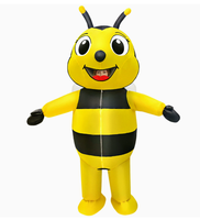 Costume de mascotte d'abeille jaune sur mesure, Halloween, peluche douce, matériau EVA, carnavals, fêtes, promotions, défilés, cosplay, adultes