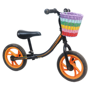 Bicycle <b>Basket</b> Front Handlebar Mount Rainbow Colors <b>Small</b> <b>Plastic</b> Durable For Kids Bike - Product Image 5