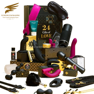 Boîte de calendrier de l'avent de luxe personnalisée <span class=keywords><strong>pour</strong></span> jouets <span class=keywords><strong>pour</strong></span> adultes, avec insert en mousse EVA haute densité, gaufrage, emballage réutilisable et écologique <span class=keywords><strong>pour</strong></span> articles intimes - Product Image 4