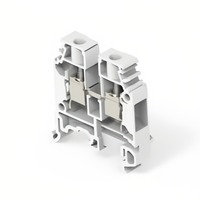 Bloc de bornes modulaire à vis antidéflagrant à montage sur rail 30A 600V avec déconnexion rapide pour câblage électrique