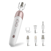 Stylo polisseur pour pédicure à usage domestique, ensemble de manucure avec 5 modes de fonctionnement, perceuse à ongles électrique rechargeable par USB portable