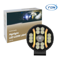 Phare de travail pour voiture en aluminium de haute qualité, 4 pouces, 15 LED, pour éclairage auxiliaire automobile, feux de jour DRL, phare de camion pour voiture tout-terrain, SUV