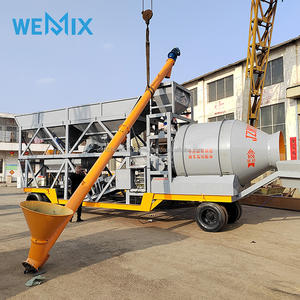 YHZM500 Planta de dosificación de hormigón premezclado móvil JZM500 Equipo de línea de producción de mezclador de hormigón de tambor - Product Image 2