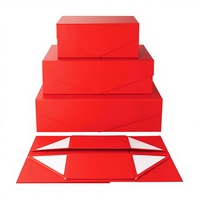 Dossiers cadeaux en papier kraft écologiques de luxe haut de gamme personnalisés, fermeture magnétique à double porte, couverture rabattable, revêtement UV