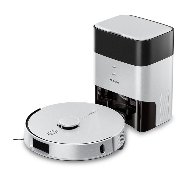 AIRROBO Cordless Robot Vacuum 6000Pa Suction Proactive Intelligence Automatic Cleaning Wet/Dry HEPA Filter Pet Hair Cleaning
