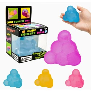 Multi Design Colorful Maltose Teens Sensory Stress Fidget Toys Drop Ice Cube Candy Diamond Squishy Stress Ball Capsule Toy - Product Image 5