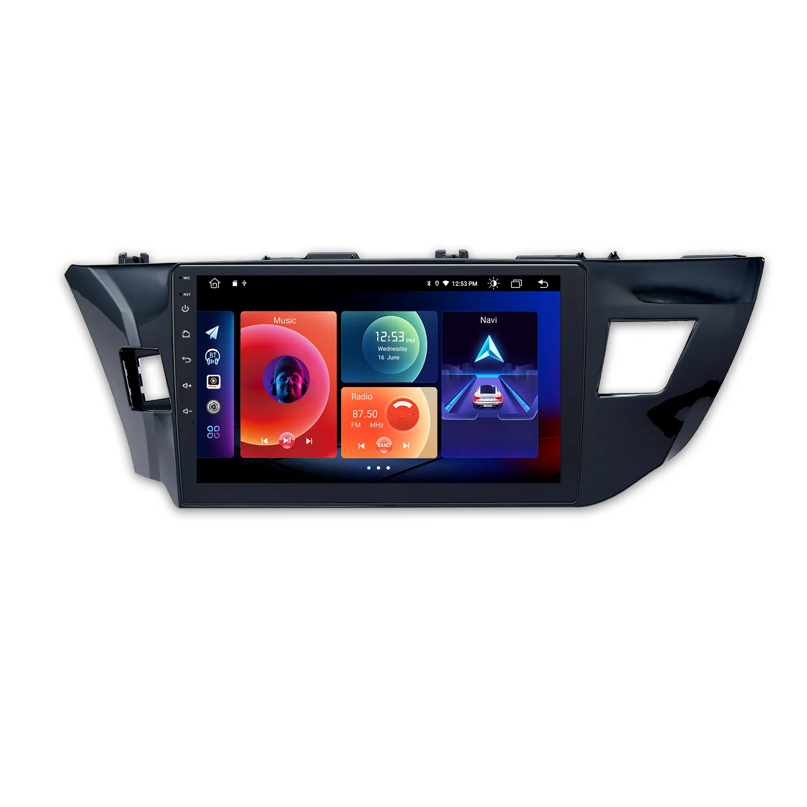 Roadanvi 10.2 "für Toyota Corolla 2014-2017 Car Android Radio Touch IPS bildschirm wifi carplay verstärker GPS Navigation Android 10