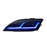 Phares LED SJC Auto Parts pour Audi TT, phares LED 08-14, mise à niveau style 24, clignotants séquentiels Plug-and-Play pour Audi TT