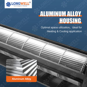 LONGWELL EC 110 мм тангенциальный вентилятор из алюминиевого сплава лопастной лифтовой вентилятор для сплит-кондиционирования воздуха - Product Image 3