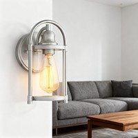 Lampe murale extérieure étanche IP65 de luxe, vente en gros d'usine, lampe murale moderne pour jardin, décoration pour la maison