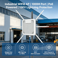 Routeur/répéteur/AP Wi-Fi 6 extérieur JP Smartech Ax3000, 5G longue portée, extension Wi-Fi Mesh extérieure avec PoE, IP67 résistant aux intempéries