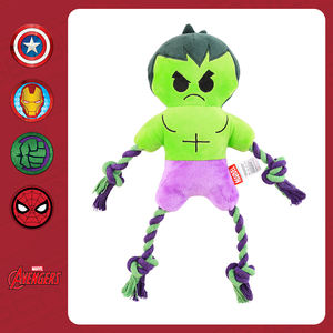 Squeaky Dog Rope Toy-Material de algodón estilo Hulk Diseño de dibujos animados novedoso - Product Image 3