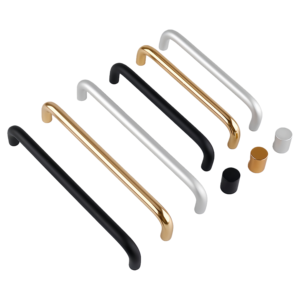 Premium Solid Space Aluminum Cabinet Pulls, Modern Minimalist <strong>Drawer</strong> Handles for Kitchen Wardrobe Shoe Cabinet Hardware - Product Image 1