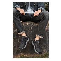 Chaussures de sport pour hommes, respirantes, à lacets, antidérapantes, de loisirs, haut de gamme, tendance, avec absorption des chocs en TPU, décontractées, printemps-hiver