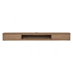 Minimalist Oak Colour HIRADO 1.8M Wall Mounted TV Cabinet Modern <b>Floating</b> Entertainment <b>Unit</b> for Small Living Room Storage - Product Image 2
