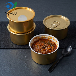 Latas de <span class=keywords><strong>Aluminio</strong></span> Vacías de Grado Alimenticio, Forma Redonda, 100 ml, para Enlatar Atún, <span class=keywords><strong>Sardinas</strong></span>, Carne y Alimentos para Mascotas - Product Image 5