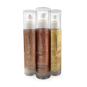 Protector Solar de Marca Blanca con FPS <span class=keywords><strong>50</strong></span>, Resistente al Sudor y al Agua, Protección UV, <span class=keywords><strong>Aceite</strong></span> Corporal con Brillo, <span class=keywords><strong>Aceite</strong></span> Brillante con Destellos Ámbar Dorado - Product Image 3