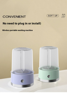 Mini <span class=keywords><strong>lavadora</strong></span> con 3 modos de lavado Secador giratorio, portátil para apartamentos, dormitorios, vehículos recreativos, <span class=keywords><strong>Camping</strong></span> de bajo ruido - Product Image 2