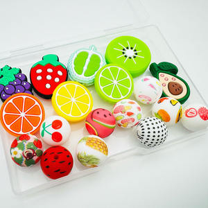 2025 perles de silicone de qualité alimentaire avec nouvelle conception de fleur perles focales à mâcher en vrac pour stylo perlé Focals perles en PVC - Product Image 2