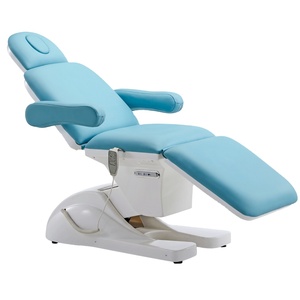 Lit de Salon de Beauté Moderne de Luxe, Fauteuil Inclinable, Cadre en Acier Inoxydable, Cuir Synthétique, Multifonctionnel, Électrique, Salon, Chambre à Coucher - Product Image 1