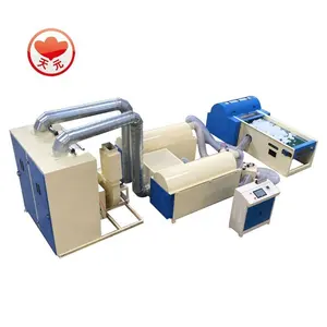 Maschinen öffnung Polyester faser und Maschinen kugel herstellung Pet Recycle Polyester Staple Fiber Making Machine