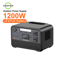 Générateur solaire à charge rapide de qualité supérieure 1200w 2400w 3600w 6000W 110V 240V AC, station d'alimentation portable pour le camping en plein air, les voyages en camping-car