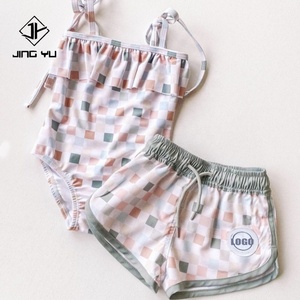 Pantalones Cortos de Baño para Niños al por Mayor, Estilo Occidental, Cintura Alta con Bolsillos, Moda de Verano Personalizada - Product Image 3